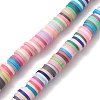 Handmade Polymer Clay ID Card Neck Strap Card Holder HJEW-JM02511-5