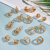 8 Pairs 8 Style Iron & Alloy & 316 Surgical Stainless Steel Stud Earrings EJEW-AN0003-79-7