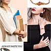 4Pcs 2 Colors Adjustable Braided Waxed Cord Macrame Pouch Bracelet Making MAK-CJ0001-18-7