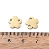 304 Stainless Steel Laser Cut Flower Connector Charms STAS-M111-12G-01-3