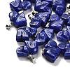Dyed Natural White Jade Pendants G-B127-05P-13-1