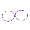 Tarnish Resistant Baking Paint 201 Stainless Steel Half Hoop Earrings EJEW-P185-A01-01-2