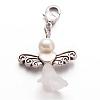 Glass Pearl Pendant HJEW-JM00210-01-1