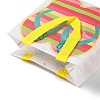 Summer Beach Theme Printed Flip Flops Non-Woven Reusable Folding Gift Bags with Handle ABAG-F009-E02-3
