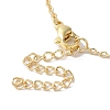 Brass Micro Pave Clear Cubic Zirconia Cable Chain Bowknot Pendant Necklaces for Women NJEW-C054-02B-G-4