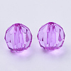 Transparent Acrylic Beads TACR-Q257-6mm-V48-2