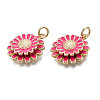 Brass Enamel Pendants KK-Q769-014E-NF-3