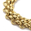 304 Stainless Steel Link Chain Bracelets BJEW-P315-01B-G-2