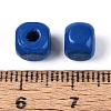 Spray Painted Wooden Beads WOOD-P021-01A-04-3
