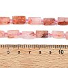 Natural Hematoid Quartz/Ferruginous Quartz  Beads Strands G-H352-A01-04-5