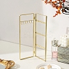 Iron Jewelry Display Folding Screen Stands with 2 Folding Panels LS-ODIS-F001-02G-5