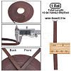 10M Flat Imitation Leather Cord LC-WH0003-08B-02-2