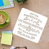 Plastic Reusable Drawing Painting Stencils Templates DIY-WH0172-148-3