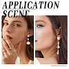 48Pcs 2 Styles Stainless Steel Stud Earring Findings STAS-BBC0010-23A-5