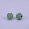 Round Silicone Focal Beads SI-JX0046A-104-2