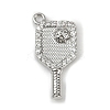 Brass Micro Pave Cubic Zirconia Pendants KK-M322-31P-1