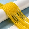 Imitate Austrian Crystal Frosted Glass Beads Strands GLAA-F029-TM2mm-B22-4