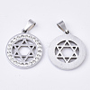 201 Stainless Steel Pendants STAS-N089-29P-2