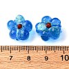Handmade Silver Foil Glass Lampwork Beads FOIL-T001-02H-2