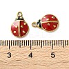 304 Stainless Steel Enamel Charms STAS-S172-03A-G-3