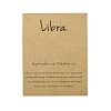 12 Constellation Theme Cardboard Jewelry Display Cards AJEW-TAC0003-10G-1