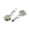 Gemstone/White Shell Pendants G-F777-05P-3