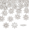 40Pcs Flower Rhinestone Cabochon FIND-FG0003-22-1