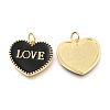 Brass Enamel Pendants KK-B027-03G-C-2