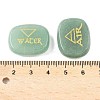 4Pcs 4 Styles Natural Green Aventurine Display Decorations G-F786-02D-05-3
