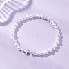 ABS Plastic Imitation Pearl Beads Stretch Bracelets BJEW-JB13207-1