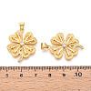 Brass Micro Pave Cubic Zirconia Pendants KK-M300-27G-01-3