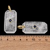 Natural Quartz Crystal Pendants GG-CBA51ED-05G-06-2