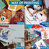 1 Set Spaceman Gnome Theme PET Hollow Out Drawing Painting Stencils DIY-MA0004-56-6