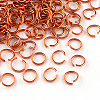 Anodized Aluminum Open Jump Rings LS-X-ALUM-R005-0.8x6-12-1