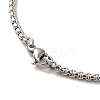 Non-Tarnish 201 Stainless Steel Pendant Necklaces NJEW-K253-06P-5
