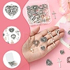 DIY Heart & Bowknot & Cross Alloy Pendant Decoration Making Kits DIY-FS0007-28-2