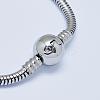 Tarnish Resistant 304 Stainless Steel European Style Bracelets for Jewelry Making PPJ-F002-01A-4