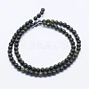 Natural Serpentine/Green Lace Stone Beads Strands X-G-P345-01-4mm-2