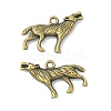 Tibetan Style Alloy Howling Wolf Pendants LS-MLF1753Y-NF-1