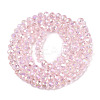 Electroplate Glass Beads Strands X-EGLA-A044-T4mm-B10-2