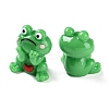 Cartoon Cute Resin 3D Frog Figurines LS-RESI-Z024-01C-2
