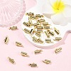 SHEGRACE Brass Slide On End Clasp Tubes XGRQ1R438-356G-4