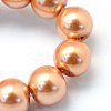Baking Paint Glass Pearl Round Bead Strands HY-Q003-10mm-33-3