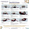 DIY Handmade Woven Cotton Ladybird Keychain Making Kits DIY-SC0028-10-7