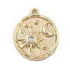 Brass Micro Pave Cubic Zirconia Pendants LS-KK-D283-32G-02-1