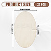 Unfinished Blank Wooden for Painting Arts WOOD-WH0048-18A-2