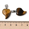 Natural Tiger Eye Pendants G-B127-11P-06-4