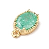 Glass Charms KK-M233-01G-D-3