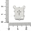Brass Micro Pave Cubic Zirconia Pendants KK-C156-26P-3