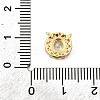 Brass Micro Pave Cubic Zirconia Charms KK-I360-024G-01-3